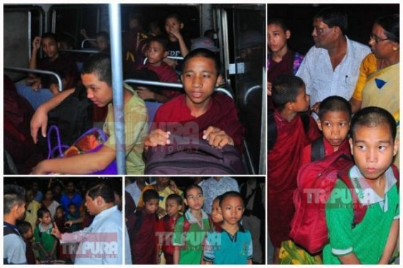 18 children of Tripura recovered from Bihar : Bihar Police handed over children to Tripura Govt, Buddhist Missionary's role under scanner 