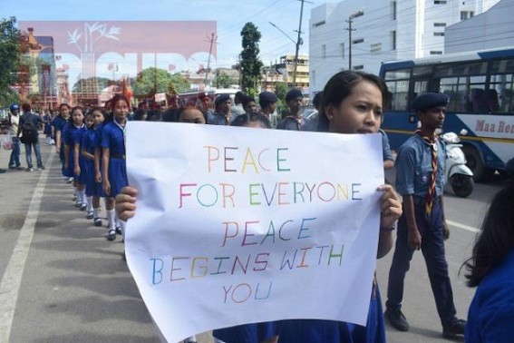â€˜International Day of Peaceâ€™ observed in Tripura 