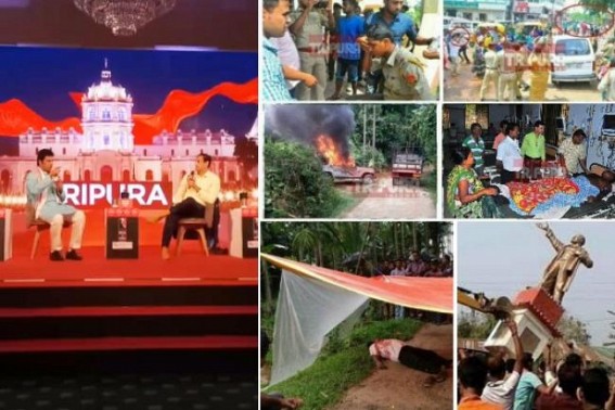JUMLA Eraâ€™s FAKE claims : 'No Political murder in Tripura under BJP rule, no Communist hospitalized in Panchayat Poll', Biplabâ€™s reply to National media after 96% uncontested seats in Panchayat Election 