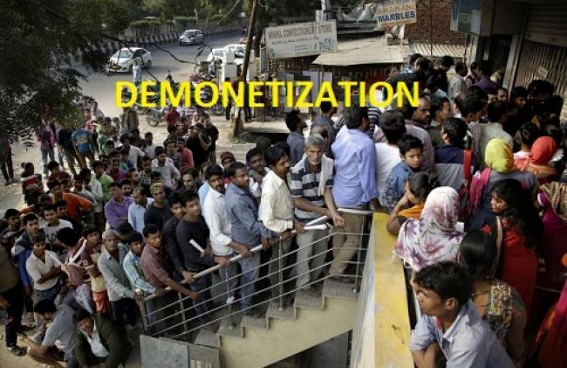 After Modi's JUMLA-Demonetization Queues, NRC Queues on process in Tripura