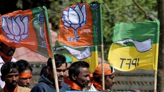 Misunderstandings between Tripura two major communities increased under BJP-IPFT ruling 