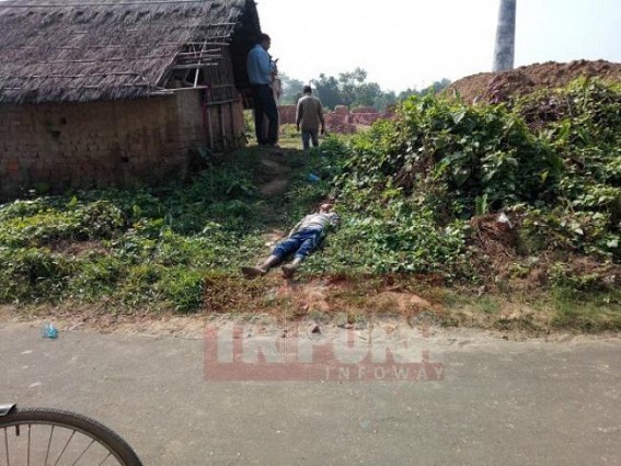Unknown man's deadbody recovered at Jirania 
