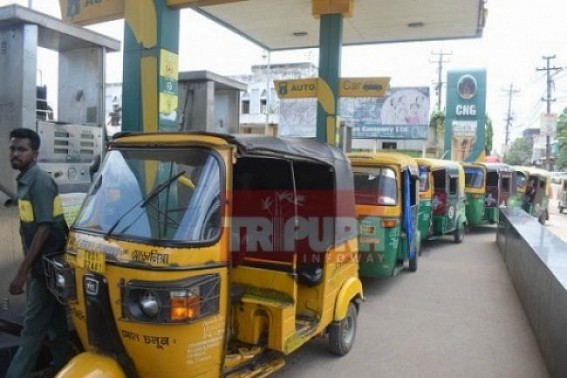CNG crisis hits auto drivers Statewide CNG crisis hits auto drivers Statewide