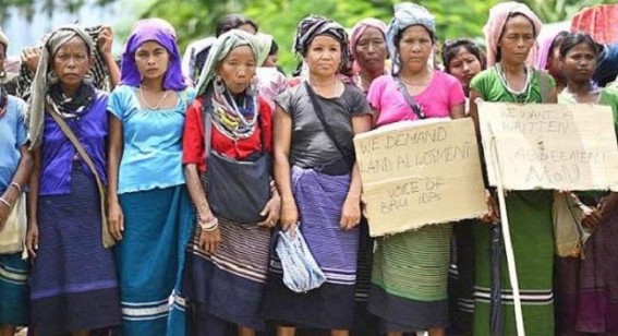 Mizoram refugees in Tripura demand setting up of polling stations Mizoram refugees in Tripura demand setting up of polling stations
