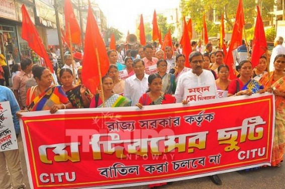 CPI-M demands re-installation of May Day as Holiday 
