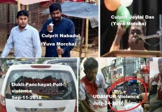 BJP's Yuva Morcha units turned 'Criminal Gangs' : Joylal Das to Nabadul Banik roaming free after pushing violence across State BJP's Yuva Morcha units turned 'Criminal Gangs' : Joylal Das to Nabadul Banik roaming free after pushing violence across State