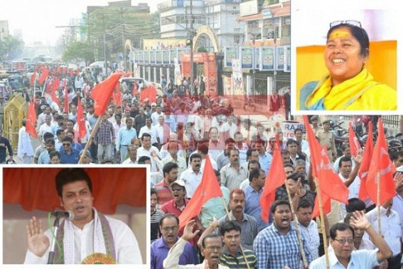 Biplab, Pratima Crime Empire : CPI-M hits Biplab’s Crocodile-Tears after Motormouth says, 'Violence is not good', No arrest yet on Belonia, Bishalgarh Crime Spree Biplab, Pratima Crime Empire : CPI-M hits Biplab’s Crocodile-Tears after Motormouth says, 'Violence is not good', No arrest yet on Belonia, Bishalgarh Crime Spree
