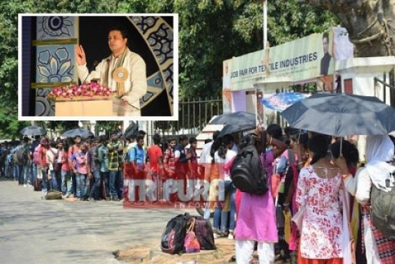 Corruptions, Politics gripped Tripura Administration, Job Drought Spiked up in 8 months : Govt agrees,  'Northeast Youth Festival' Expenditures held without Tender 