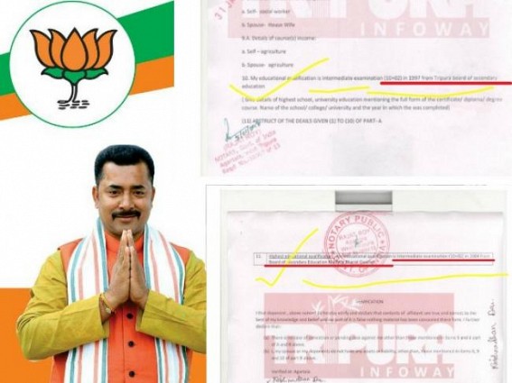 FAKE Indian Citizenship, FAKE 12 Pass Certificate by Bangladeshi Fensedyl Smuggler : BJP MLA Krishnadhan Das submitted different schooling Years, Board names in same affidavit submitted before EC 