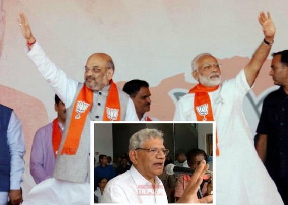 22nd State Conference of CPI-M : Yechury calls Narendra Modi as 'Duryodhan', Amit Shah 'Dushasan' 22nd State Conference of CPI-M : Yechury calls Narendra Modi as 'Duryodhan', Amit Shah 'Dushasan'