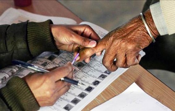 Polling begins amid tight security in Mizoram Polling begins amid tight security in Mizoram
