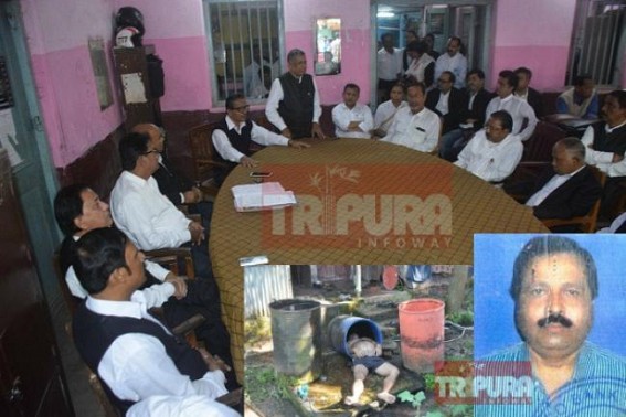 Cold-Blooded-Murder of Tripura Advocate : Lawyers demand Justice, met DGP Cold-Blooded-Murder of Tripura Advocate : Lawyers demand Justice, met DGP