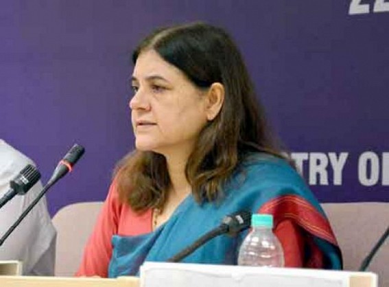 Maneka Gandhi unveils her upcoming book cover