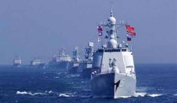 Russian Navy ships arrive in India for maritime exercise Russian Navy ships arrive in India for maritime exercise
