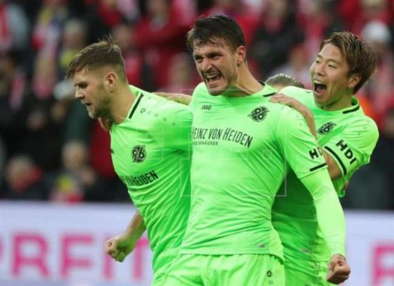 Mainz held to 1-1 tie against Hannover in Bundesliga