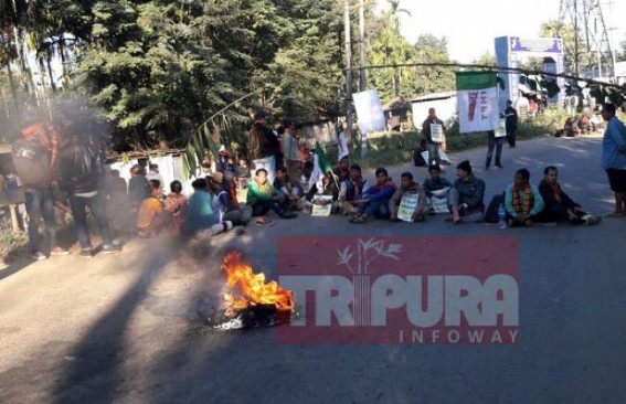 500 INPT activists arrested in Tripura, protest ended peacefully 500 INPT activists arrested in Tripura, protest ended peacefully