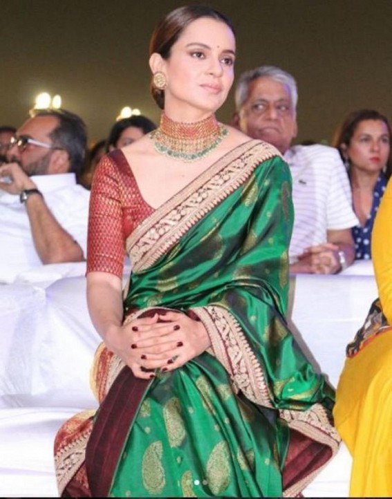 I feel more free, feminine in saris: Kangana Ranaut
