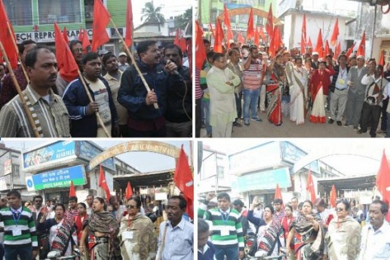 Voters’ pushed back from Voting rows ! CPI-M Polling agents removed from booth centres in four subdisvisions, forced candidates’ withdrawal in Belonia, Santir Bazar, Sadar, Bishalgarh Voters’ pushed back from Voting rows ! CPI-M Polling agents removed from booth centres in four subdisvisions, forced candidates’ withdrawal in Belonia, Santir Bazar, Sadar, Bishalgarh