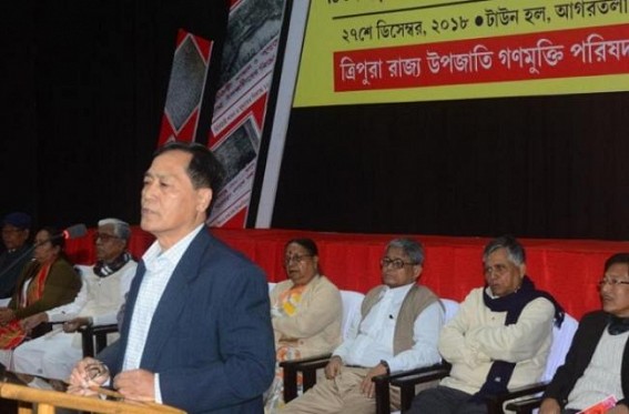 ‘People walked with Dasharath Debbarma, Hemanta Debbarma like revolutionaries in King-dominated era’ : MP Jiten ‘People walked with Dasharath Debbarma, Hemanta Debbarma like revolutionaries in King-dominated era’ : MP Jiten