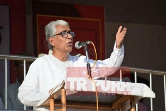 Manik Sarkar demands arrests of Bishalgrah violence-instigators