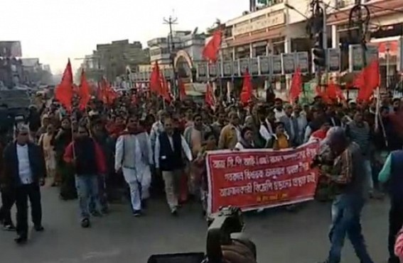CPI-M kicks off massive protest against BJP’s attack on Party leaders, activists CPI-M kicks off massive protest against BJP’s attack on Party leaders, activists