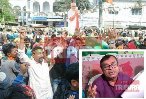 â€˜Pole Vaultâ€™ after much hyped â€˜Pre-Poll Vision Documentâ€™ : Tripura BJP Minister demands '10-12 yrs time' to make up 'Losses' done by 25 yrs of CPI-M !!! 