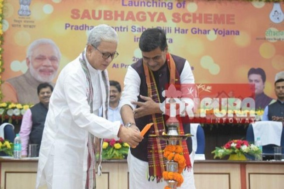 Union Minister R.K.Singh launches Saubhagya Scheme in Tripura