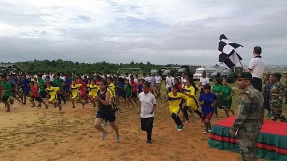 Assam Rifles organized 'Run for Unity'