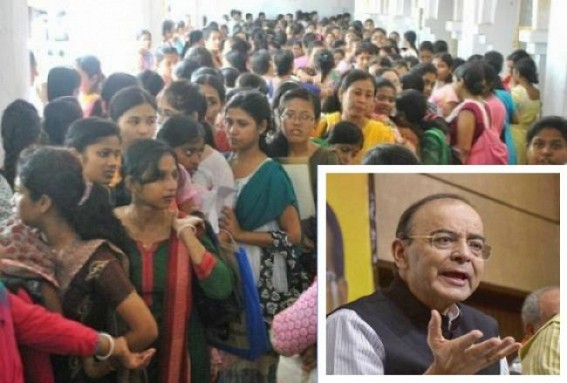 2 months remaining for BJP to fulfill Union Finance Minister’s written promise to unemployed youths in Tripura : 50,000 Govt Jobs in first year of Govt formation 2 months remaining for BJP to fulfill Union Finance Minister’s written promise to unemployed youths in Tripura : 50,000 Govt Jobs in first year of Govt formation
