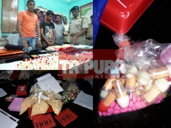 International Drug Smuggling : Tripura police continues Anti-Narcotic drive,2 arrested in brown sugar racket at North Tripura