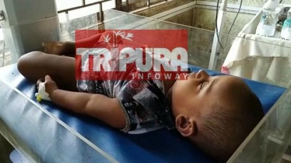 15 months baby dies at Gomati Dist Hospital, Doctors â€˜negligenceâ€™ alleged 