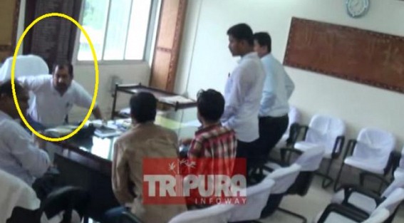 State Govt Officials shameful act : Arrogant, Abnormal behaved Tripura ARDD Director Asit Chakraborty attacks Tripura media ! 