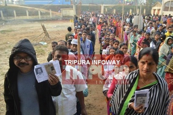 Tripura Assembly Election : Voting begins in 3,174 polling stations of 59 constituencies
