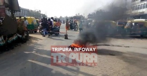 BJP candidate, activists harassed : Protest at Udaipur BJP candidate, activists harassed : Protest at Udaipur