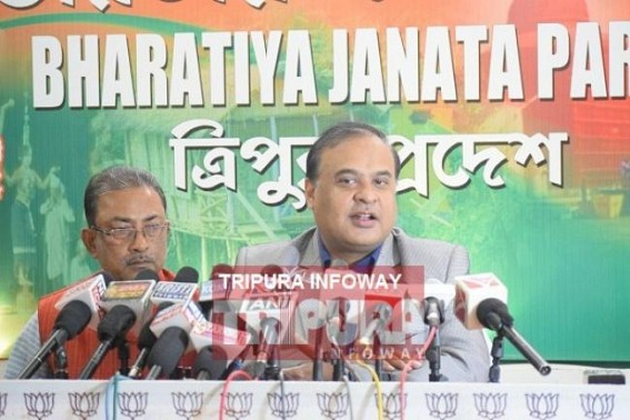 BJP-IPFT's joint statement released by Himanta Biswa Sarma : No mention about â€˜Tipralandâ€™ anywhere