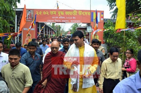 CM greets Tripura on Buddha Purnima CM greets Tripura on Buddha Purnima