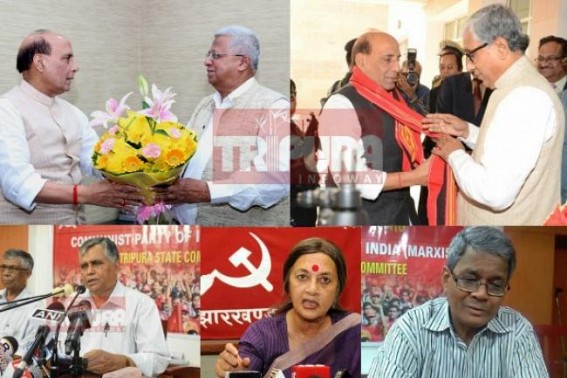 After insulting Governor, major jolt hits CPI-M: Before Election date announcement, Union Home Ministry Team led by Secretary Rajiv Gauba to investigate Tripura's law and order situation 