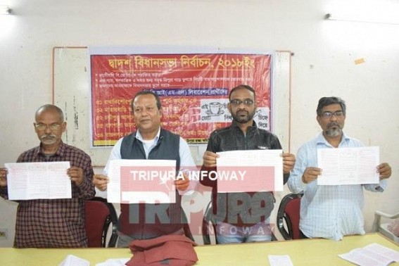 CPI(M)L announces candidates' list CPI(M)L announces candidates' list