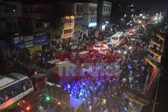 Dashami Jatra paralyzed traffic movement in State Capital city 