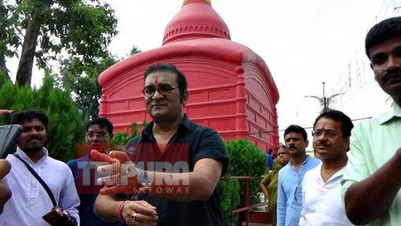 Singer Abhijeet visits Matabari 