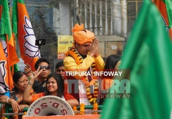 After BJP's setback of By-election results in Rajasthan and West Bengal, state BJP says 'By-election is non-issue, will not affect Tripura Election' After BJP's setback of By-election results in Rajasthan and West Bengal, state BJP says 'By-election is non-issue, will not affect Tripura Election'