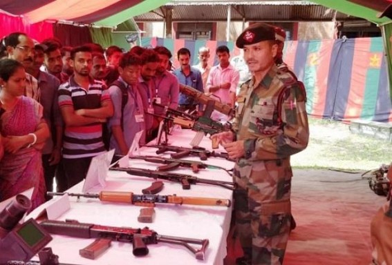 Motivational Lecture & Weapon Display by Assam Rifles