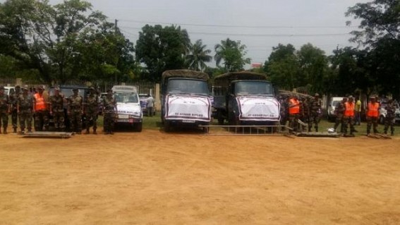Assam Rifles participates in Multi-State mega mock exercise on Disaster management 