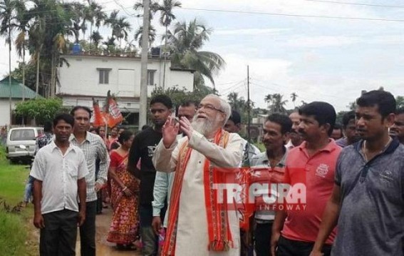 Lok Sabha Election : BJP rolls out  'Jan Sampark Abhiyan' in Tripura 