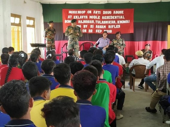 Assam Rifles conducts workshop on Drug abuse