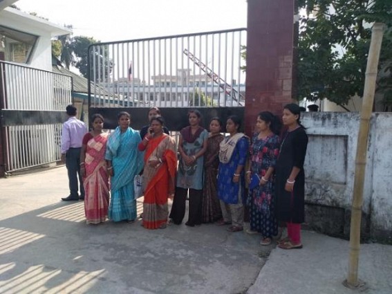 Tension at Bodhjung Nagar area, women left unsafe in Political attack Tension at Bodhjung Nagar area, women left unsafe in Political attack