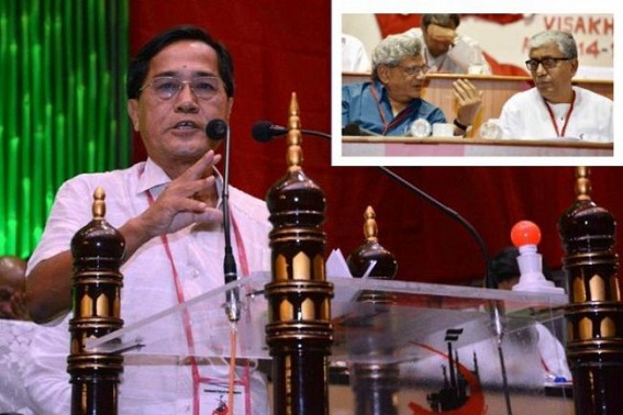CPI-M again deprives Jiten Chowdhury Party Politburo membership : Manik Sarkar prevents Tripuraâ€™s topmost Tribal leader from Politburo