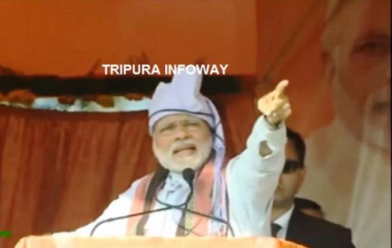 â€˜Communist led Poor pay scale to Govt Employees is the main reason of Tripuraâ€™s high corruption ratesâ€™ :  PM Modi
