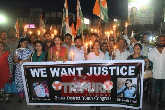 Youth Congress demands justice for Biswajit, Purna