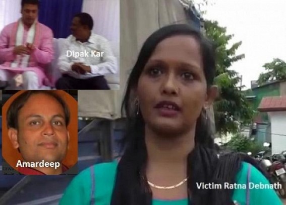 CM’s Aide Amardeep’s involvement in harassing Ratna Debnath under scanner : Banamalipur BJP leader Dipak Kar’s gang attempted to rape BJP activist Ratna Debnath, threatened to murder victim, expelled victim from BJP CM’s Aide Amardeep’s involvement in harassing Ratna Debnath under scanner : Banamalipur BJP leader Dipak Kar’s gang attempted to rape BJP activist Ratna Debnath, threatened to murder victim, expelled victim from BJP